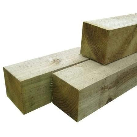 Fence Posts 2400 x 100 x 100mm - Durable timber posts suitable for fencing projects, ideal for outdoor spaces.
