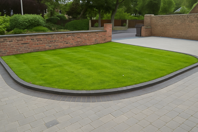 Newcastle Turf recent local turf laying in garden