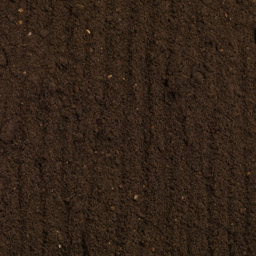 Close-up of rich, dark Top Soil, perfect for enhancing gardens and landscapes.