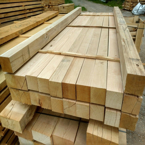 Stack of high-quality Fence Posts 1800 x 75 x 75mm | 6' x 3