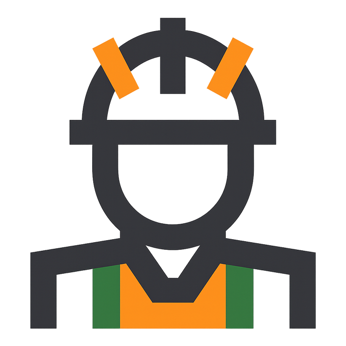 Image representing a professional worker in safety gear, highlighted for turf laying services. Get your free turf laying quote from BrunswickTurf today!